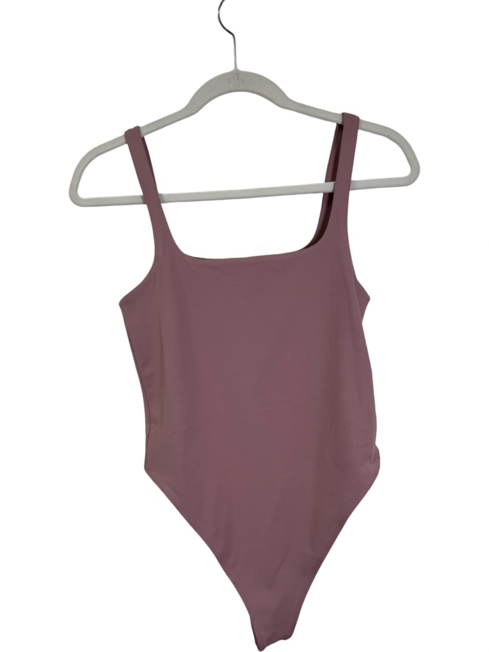 Contour by PacSun Square Neck Bodysuit Mauve Pink Size M